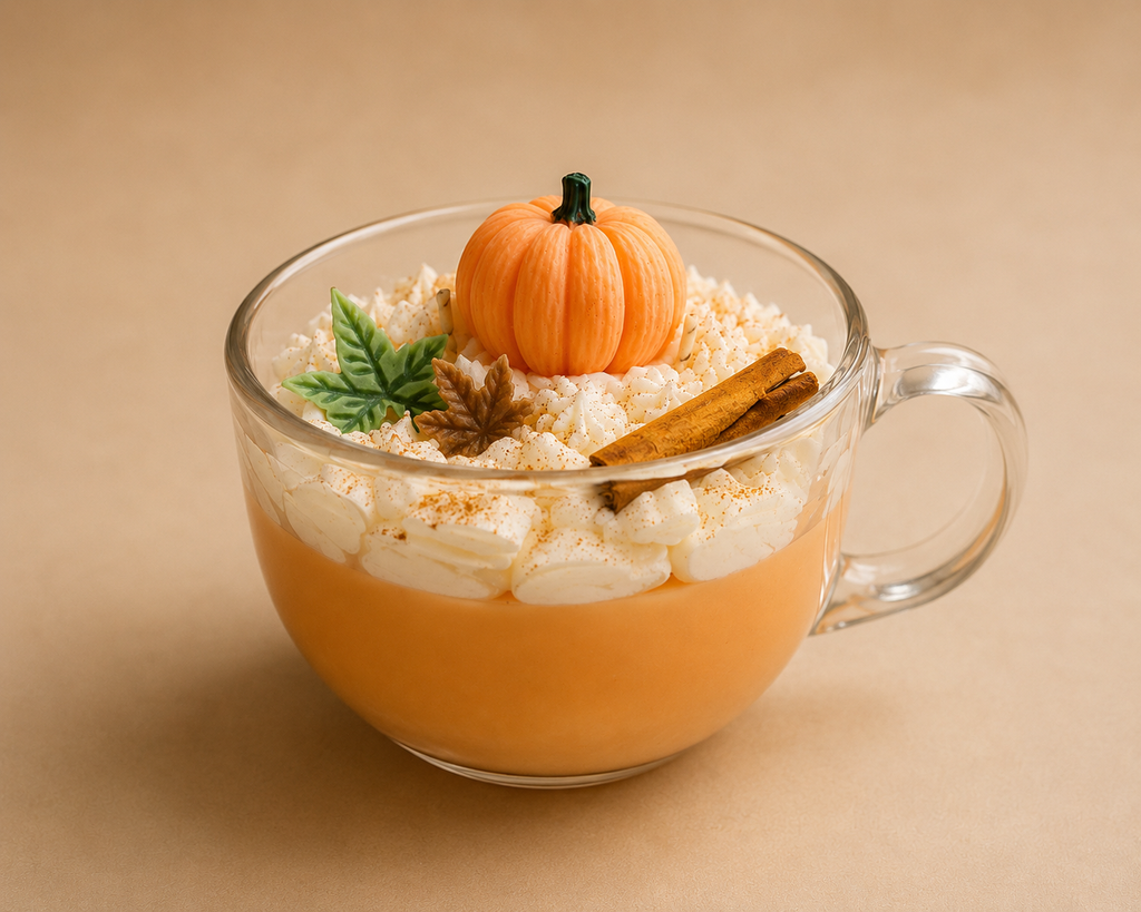 Pumpkin Spice Latte · Vela Aromática de Soya · 390 g