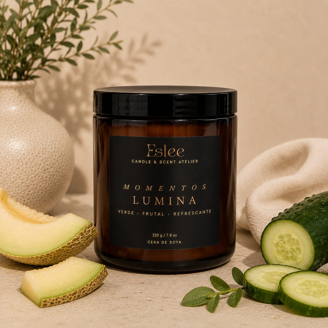 Lumina · Vela Aromática de Soya · 220 g